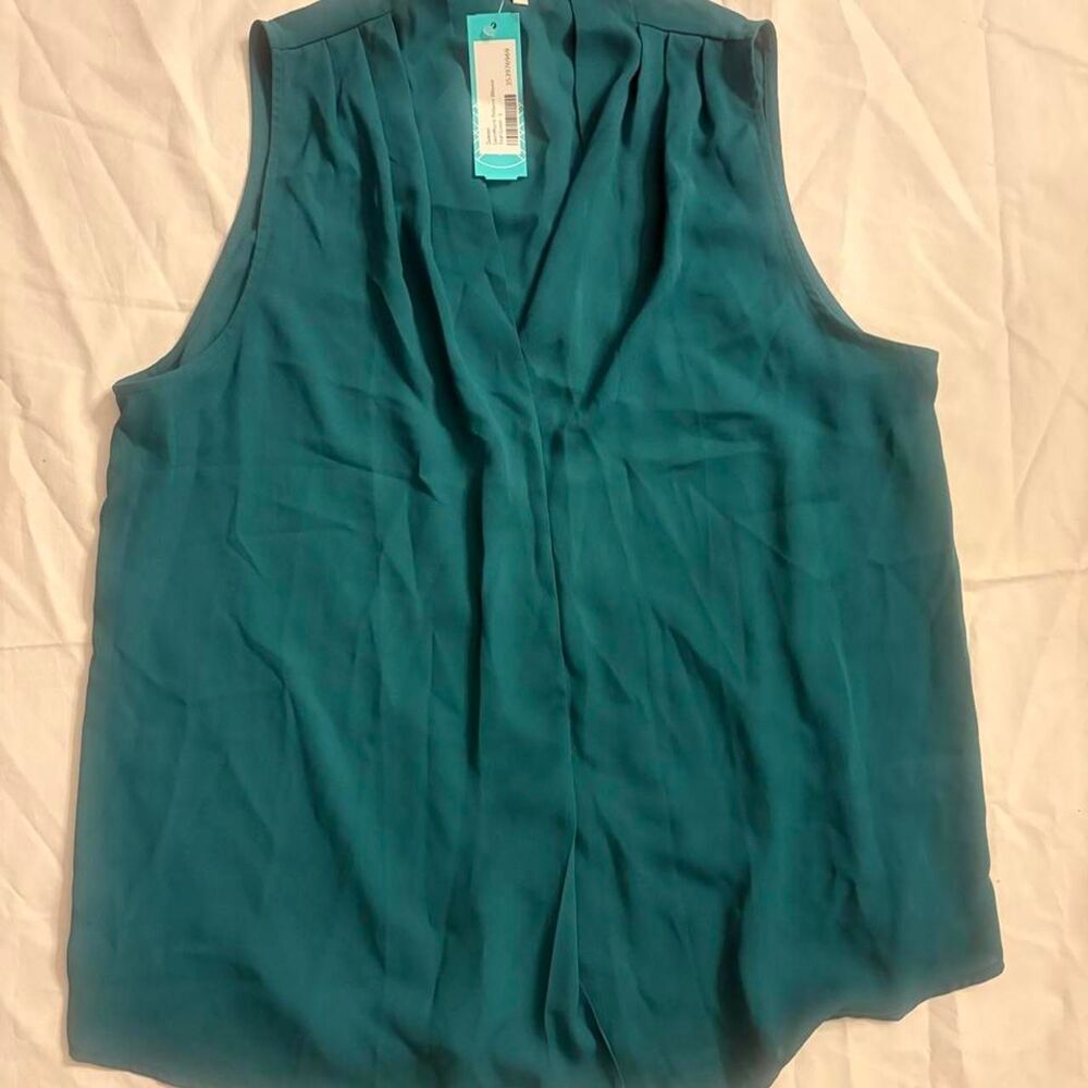 Beacon Women's Green and Blue Blouse